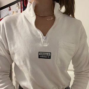 Adidas Cropped Quarter Zip